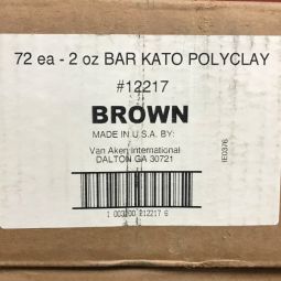 CASE OF 72 2OZ BROWN KPC