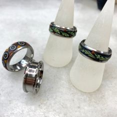 Stainless Steel Ring Size:Size8