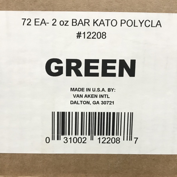 CASE OF 72 2OZ GREEN