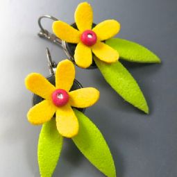 Flower Bezel Earring: A Free Product Tutorial with Donna Kato