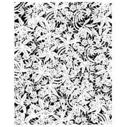 Kato Rubber Texture Stamp: Asian Floral