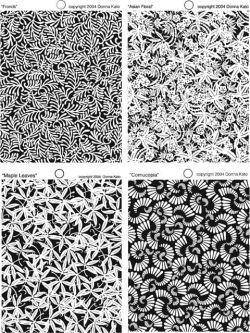 Kato Rubber Texture Stamp: Series 1 Four Pack