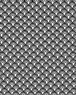 Kato Rubber Texture Stamp: Fish Scales