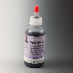 LIQUID Black Kato PolyClay - 2oz.