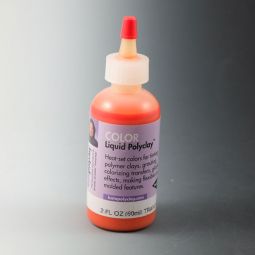 LIQUID Orange Kato PolyClay - 2oz.